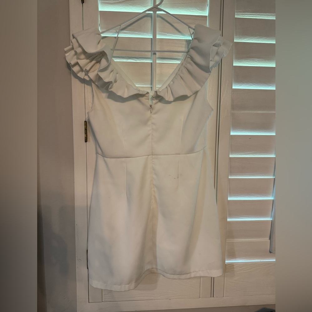 DO+BE White Ruffle Dress - Picture 5 of 8